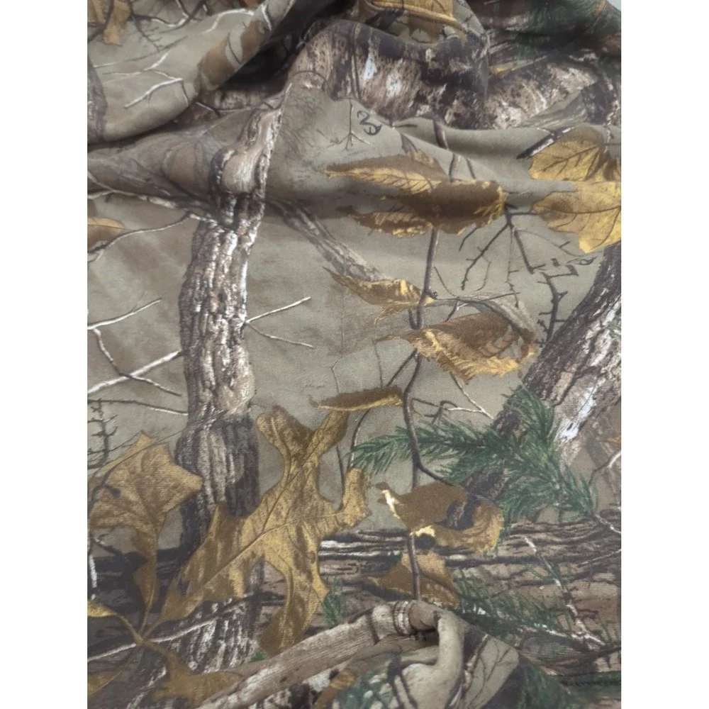 Vtg Carhartt Zip Hoodie Mens XLT Tall K289 977 Y2K Real Tree Camo Sweatshirt